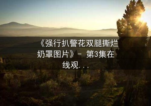 《强行扒警花双腿撕烂奶罩图片》- 第3集在线观看 - 正义与黑暗的极限拉扯