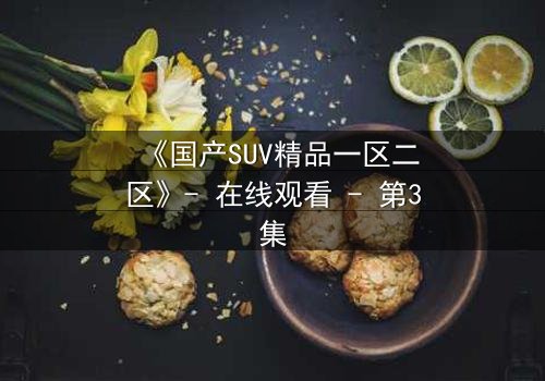 《国产SUV精品一区二区》- 在线观看 - 第3集