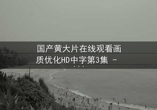 国产黄大片在线观看画质优化HD中字第3集 - 当欲望遇上高清,你敢直视吗?