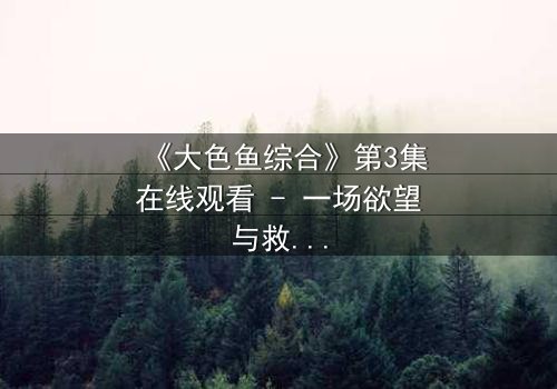 《大色鱼综合》第3集在线观看 - 一场欲望与救赎的致命游戏