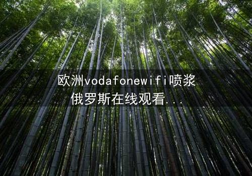 欧洲vodafonewifi喷浆俄罗斯在线观看 - 当科技失控,谁在幕后操控全球网络?