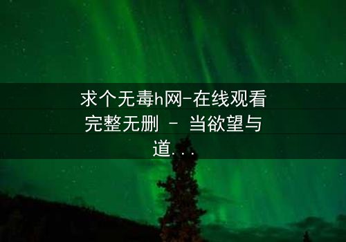求个无毒h网-在线观看完整无删 - 当欲望与道德在黑暗中碰撞