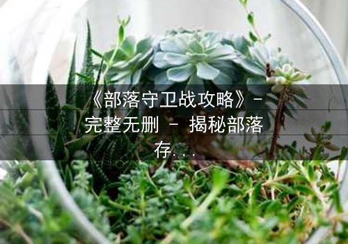 《部落守卫战攻略》- 完整无删 - 揭秘部落存亡的终极秘密
