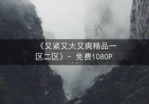 《又紧又大又爽精品一区二区》- 免费1080P超清 - 第3集完整无删