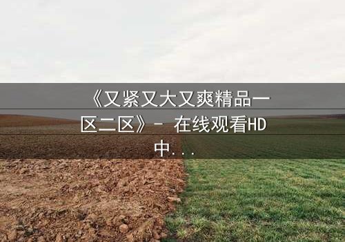 《又紧又大又爽精品一区二区》- 在线观看HD中字 - 第3集免费1080P超清