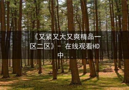 《又紧又大又爽精品一区二区》- 在线观看HD中字 - 第3集免费1080P超清