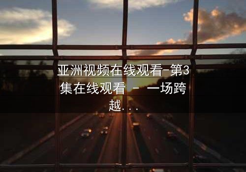 亚洲视频在线观看-第3集在线观看 - 一场跨越时空的生死追逐