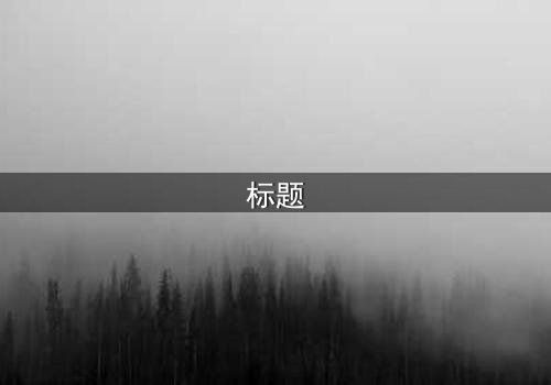 标题